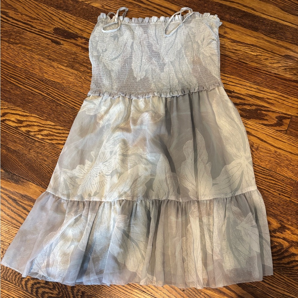 Wilfred green Tiered Smocked Sundress